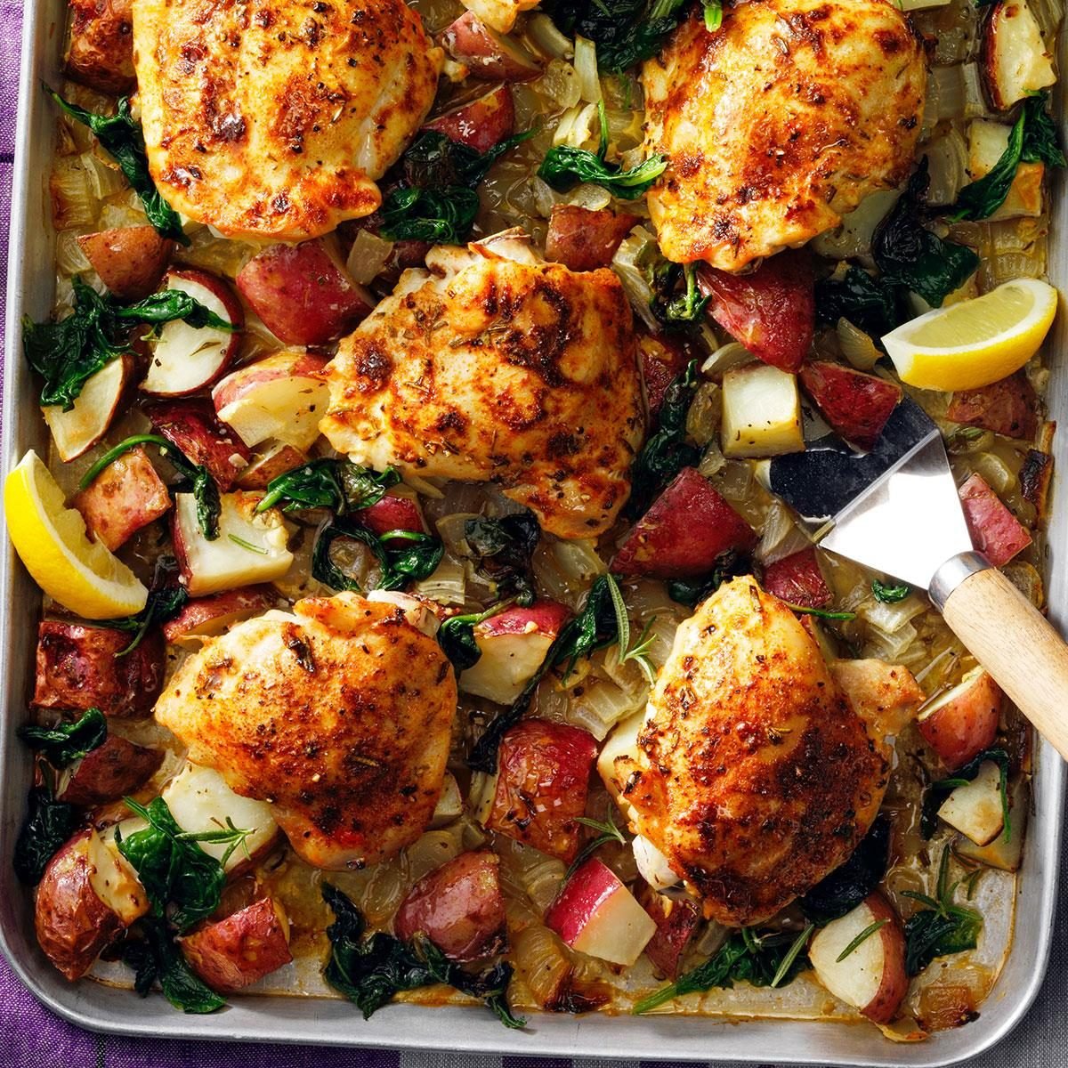 One-Pan Chicken and Veggies